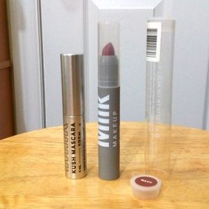 Milk lip color + kush mascara